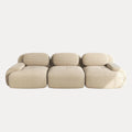 Sofá de pana beige (3 Plazas)