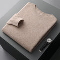 Men 100% Merino Wool Sweater Basic O-neck Wool Pullover Autumn Winter Long Sleeve Soft Jumper Smart Casual Knitwear Popular Tops